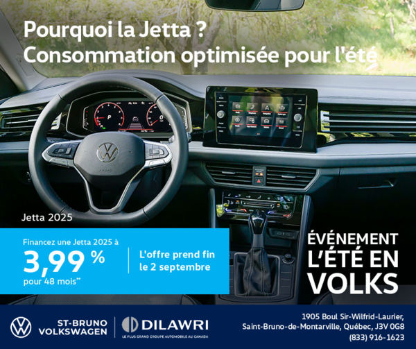 Procurez-vous la Volkswagen Jetta 2025