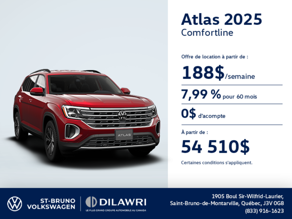 Procurez-vous le Volkswagen Atlas 2025