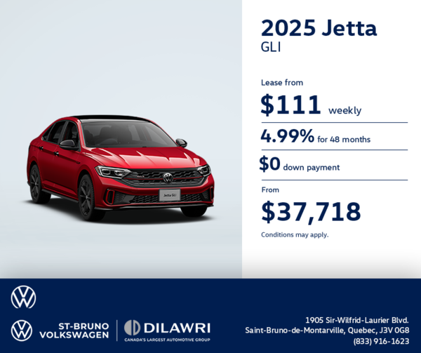 Get the 2025 Volkswagen Jetta GLI