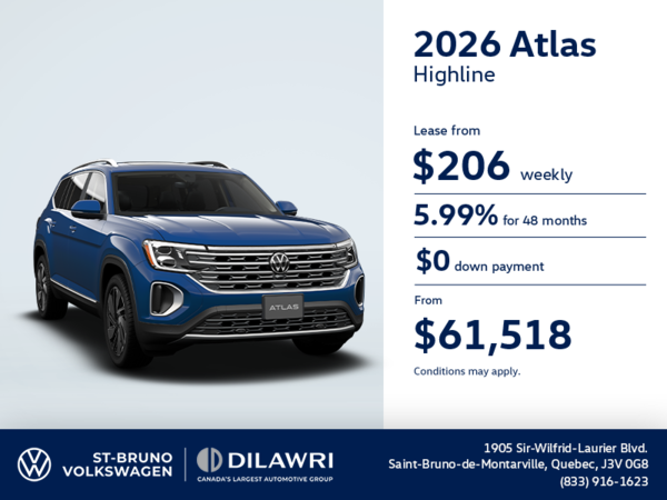 Get the 2026 Volkswagen Atlas
