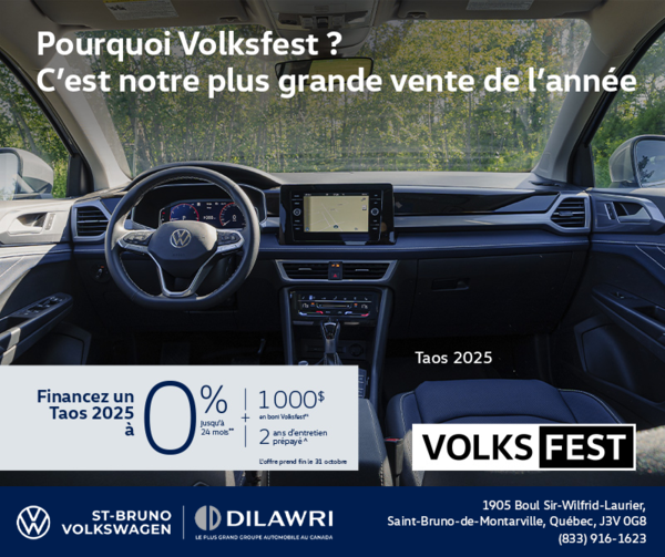 Procurez-vous le Volkswagen Taos 2025