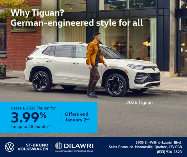 Get the 2026 Volkswagen Tiguan