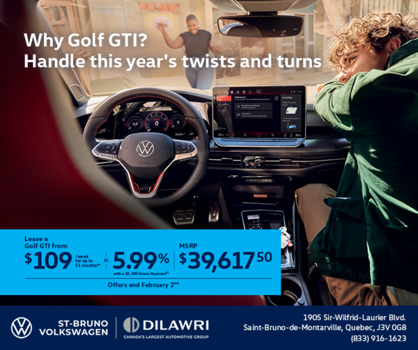 Get the 2026 Volkswagen Golf GTI