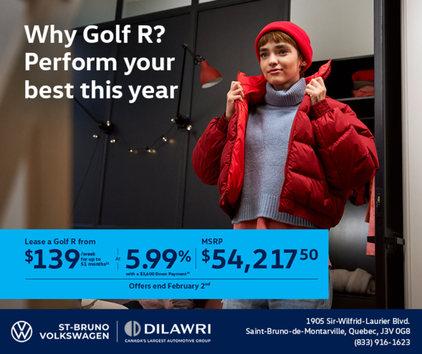 Get the 2026 Volkswagen Golf R