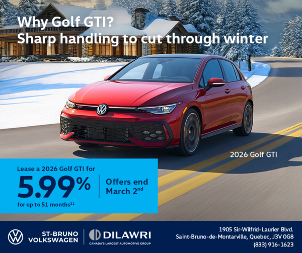 Get the 2026 Volkswagen Golf GTI
