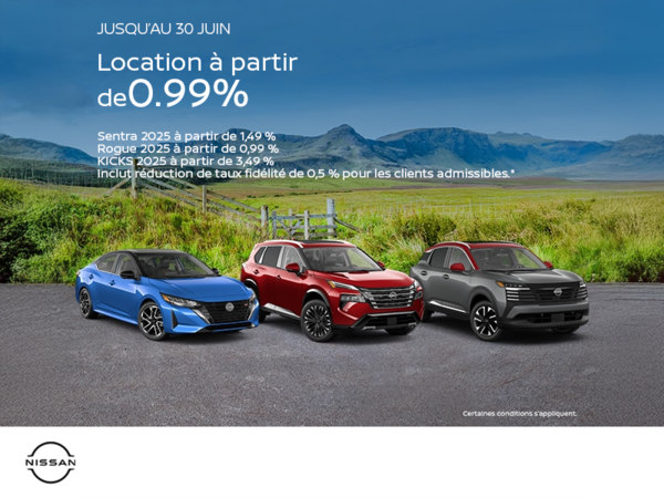 L’événement mensuel Nissan