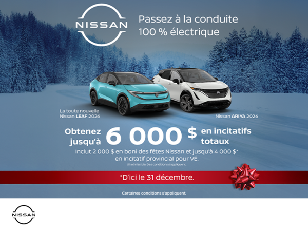 Passez à la conduite 100% électrique!