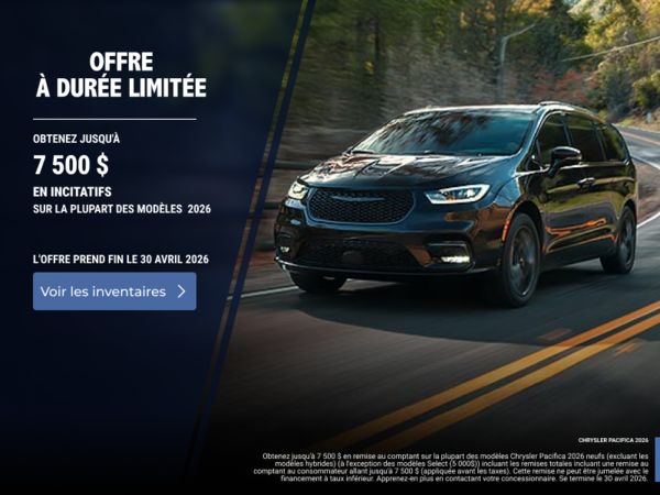 L'événement mensuel de Chrysler