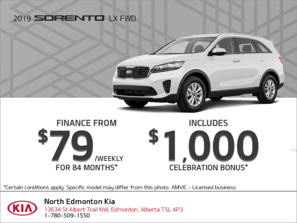 Get the 2019 Kia Sorento!