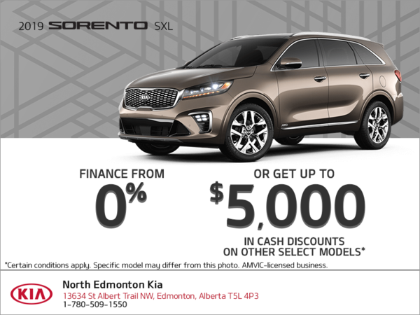 Get the 2019 Kia Sorento!