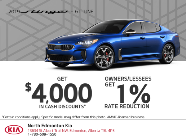 Get the 2019 Kia Stinger