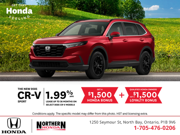 Get the 2025 Honda CR-V!