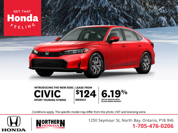 Get the 2026 Honda Civic Hybrid!