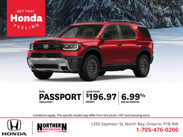 Get the 2026 Honda Passport!