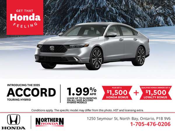 Get the 2025 Honda Accord Hybrid!