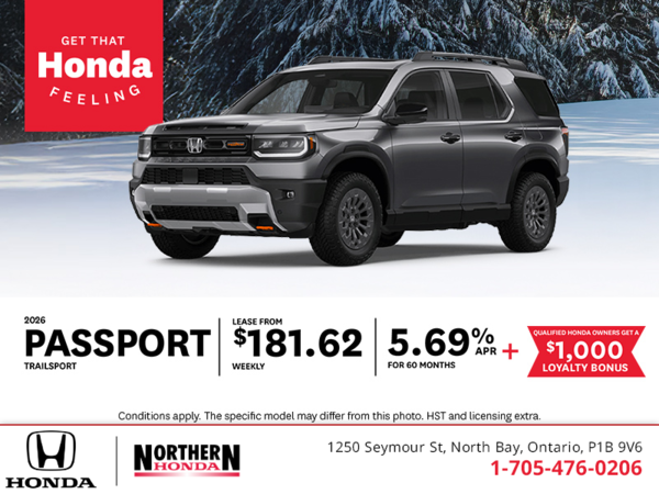 Get the 2026 Honda Passport!
