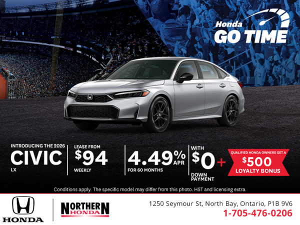 Get the 2026 Honda Civic!