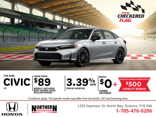 Get the 2026 Honda Civic!