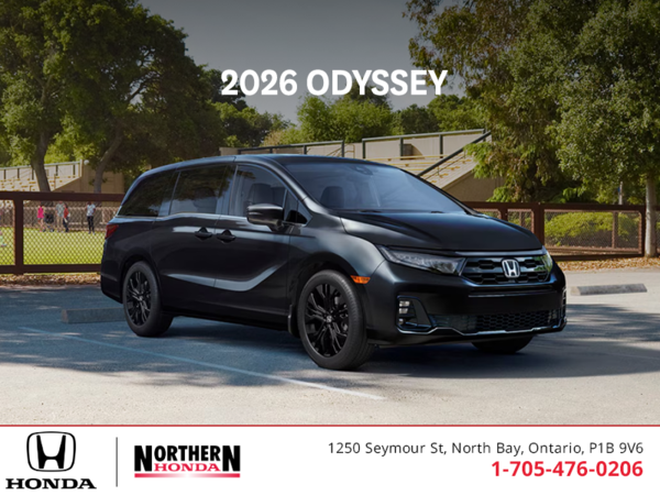 Get the 2026 Honda Odyssey!
