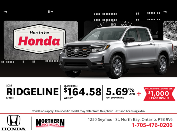 2026 Honda Ridgeline