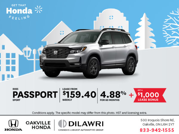 Get the 2025 Honda Passport!