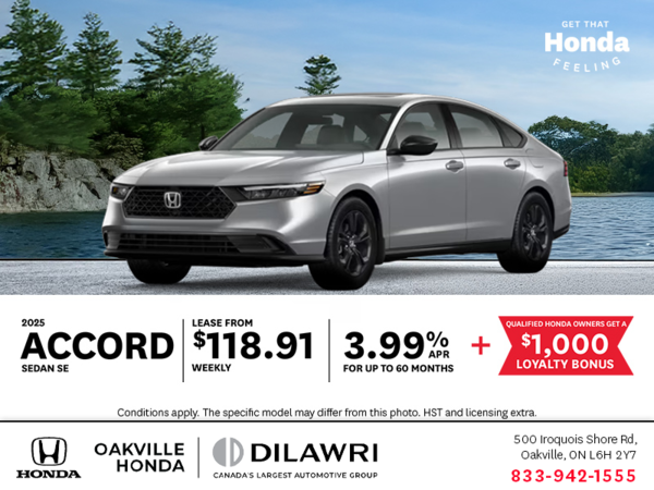 Get the 2025 Honda Accord!