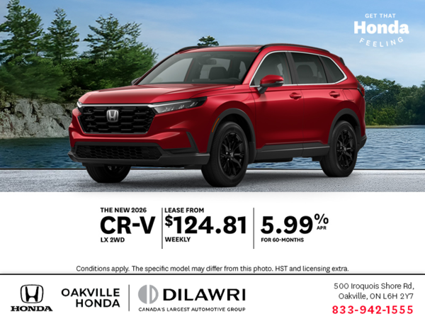 Get the 2026 Honda CR-V!