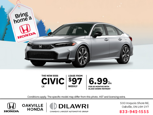 Get the 2026 Honda Civic!