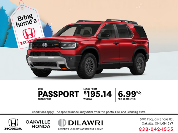 Get the 2026 Honda Passport!