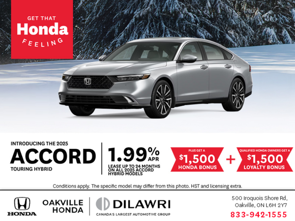 Get the 2025 Honda Accord!