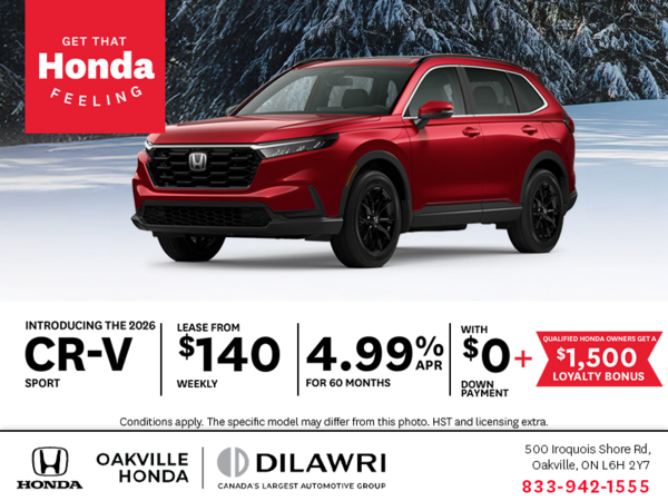 Get the 2026 Honda CR-V!