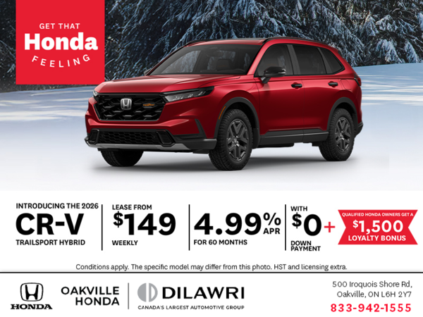 Get the 2026 Honda CR-V hybrid!
