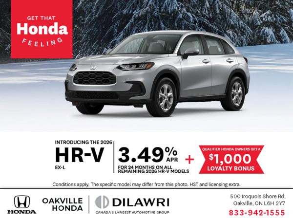 Get the 2026 Honda HR-V