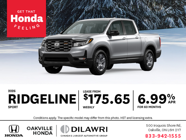 Get the 2026 Honda Ridgeline!
