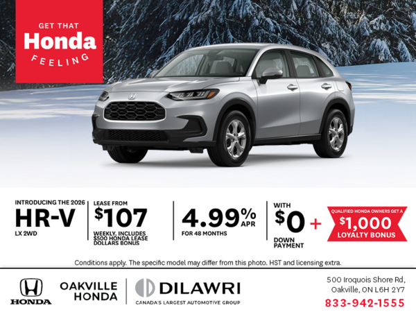 Get the 2026 Honda HR-V