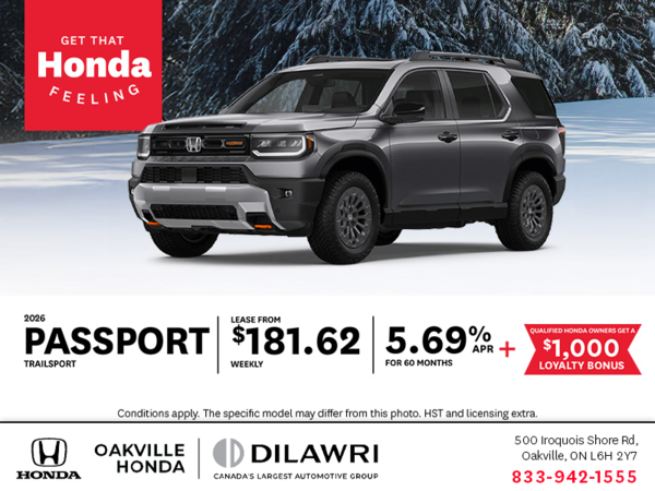 Get the 2026 Honda Passport!