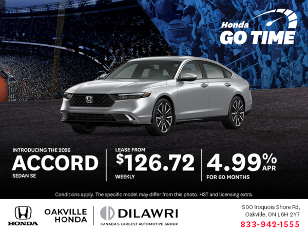 Get the 2026 Honda Accord!