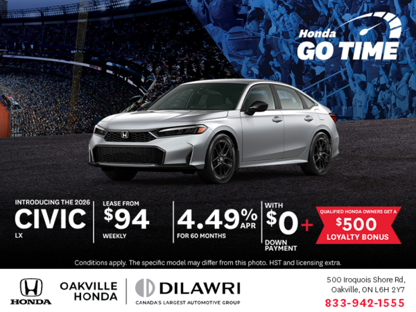 Get the 2026 Honda Civic!