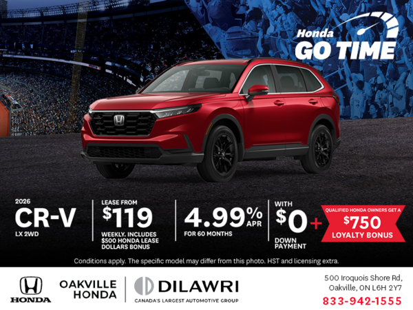 Get the 2026 Honda CR-V!