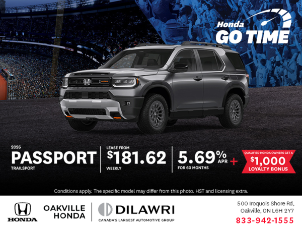 Get the 2026 Honda Passport!