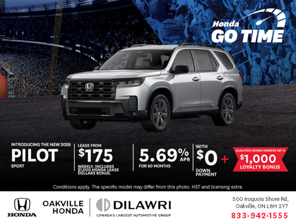 Get the 2026 Honda Pilot