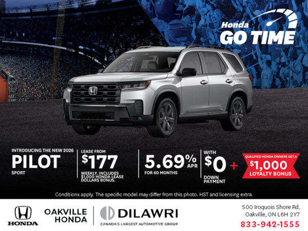 Get the 2026 Honda Pilot