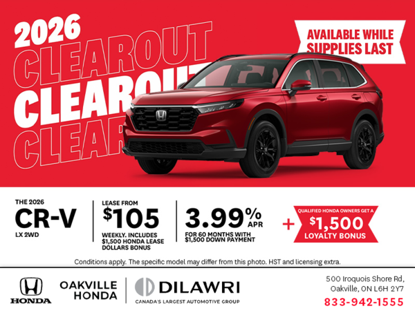 Get the 2026 Honda CR-V!