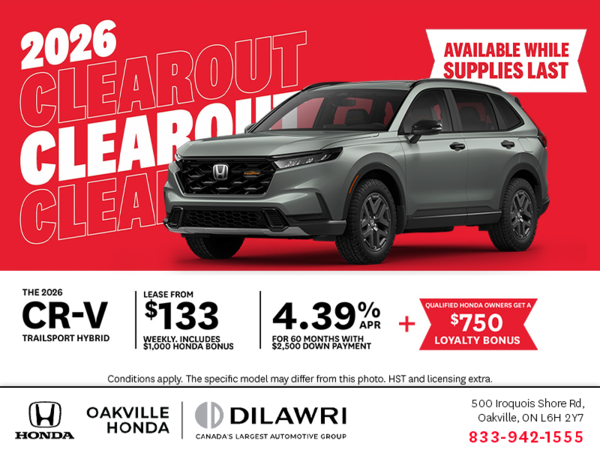 Get the 2026 Honda CR-V hybrid!