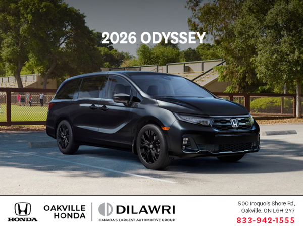 Get the 2026 Honda Odyssey!