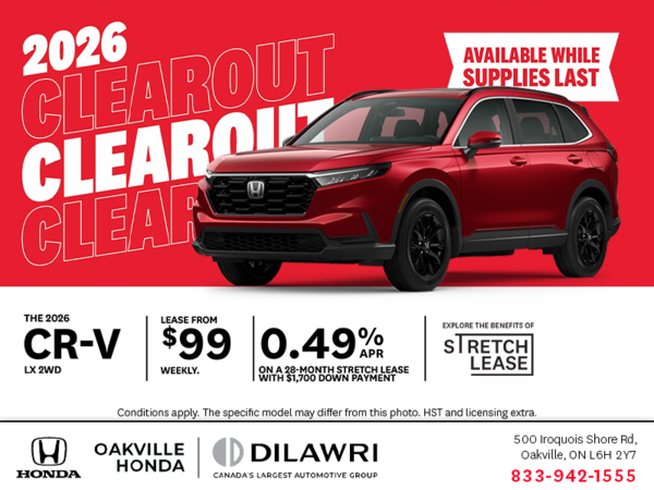 Get the 2026 Honda CR-V!
