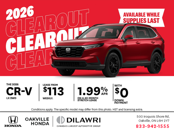 Get the 2026 Honda CR-V!