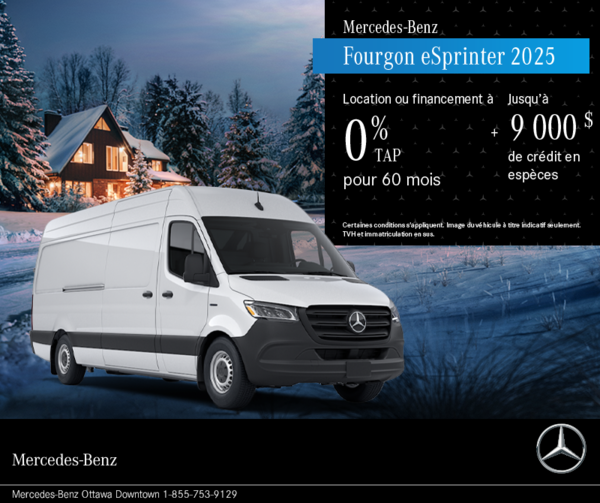 Fourgon eSprinter 2025