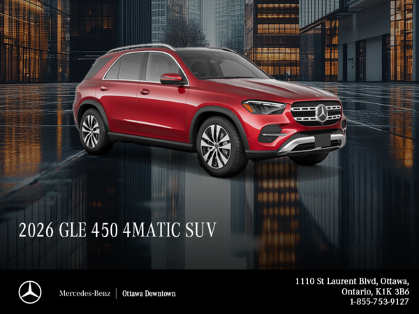 2026 GLE : 24-month Lease at 3.99%