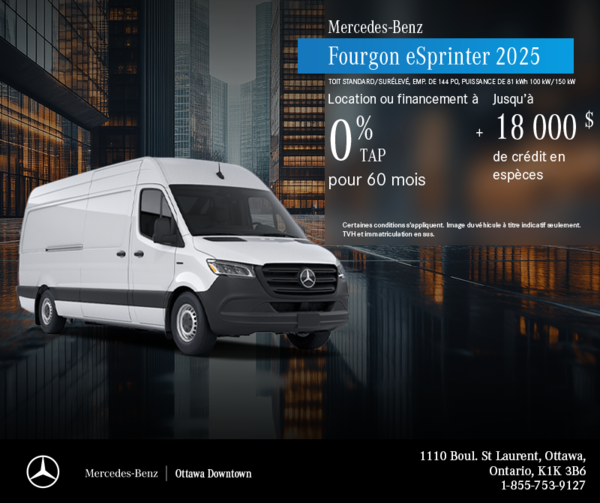 Fourgon eSprinter 2025